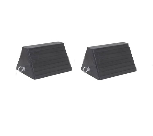 Rubber wheel chocks heavy duty - rubber,