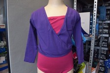 Purple Cotton ballet wrap crossover tops - various sizes