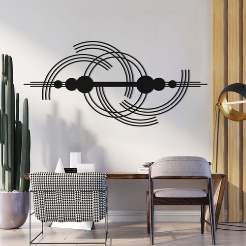 Modern luxury style metal wall - metal,