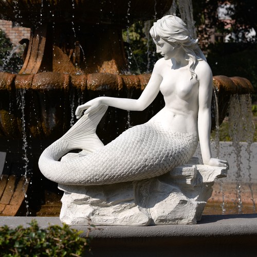 Line mermaid rock - mermaid,