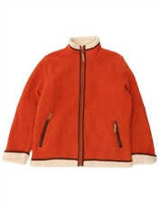 KLEPPER Womens Sherpa Jacket EU 40 Medium Orange Polyester BP12