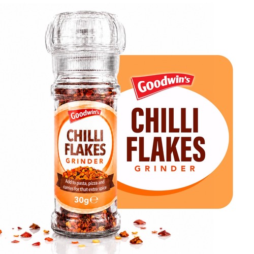 300g chilli flakes - 30-300g, grinder