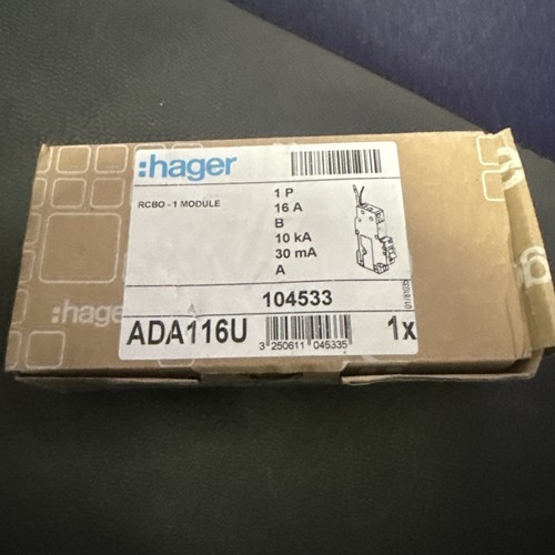 Hager adb116 module class - adb116,