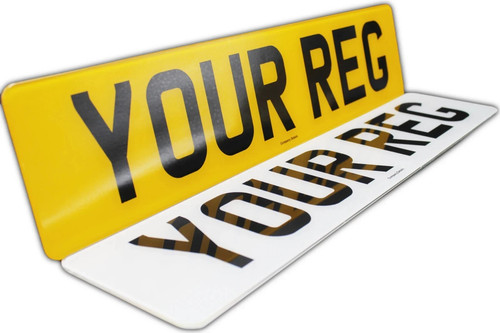Road legal number plates - uk,