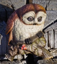 VINTAGE Ceramic OWL Wall