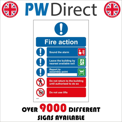 Sign fire action - sign,