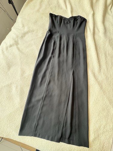 Bhs black strapless evening - bhs,