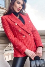 Stunning Zara Red Tweed