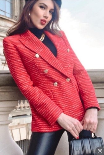 Stunning zara red - zara, tweed