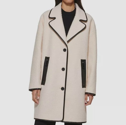 Dkny women ivory black - black, nubby