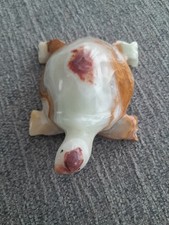 Hand Carved Onyx Turtle Figurine Collectable Sea Turtle Ornament 