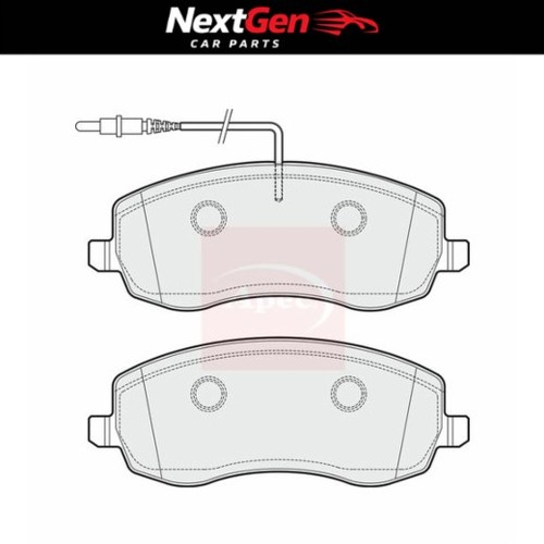 Front brake pads apec - pads,