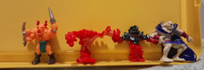 Vintage Mighty Max Skull Mountain / battle warrior Figures Bundle X 4