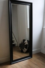 Stylish Black Full Length Mirror Ikea Hemnes