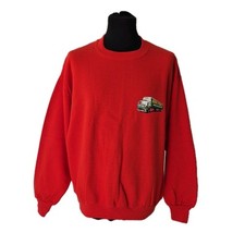 Vintage Deadstock Jerzees Jumper Sweatshirt Made in Scotland Large Eddie Stobart