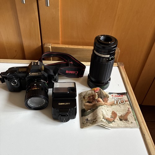 Canon t70 camera bundle - canon, with