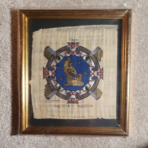 Framed egyptian hand painted - framed,