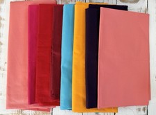 Plain Fabric Bundle - 8 X