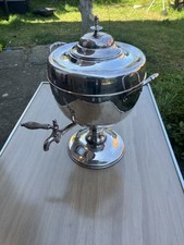 Early Antique Silver Plated Large Hot Water Victorian Samovar