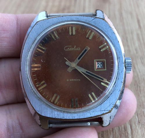 Watch slava wristwatch ussr - watch,