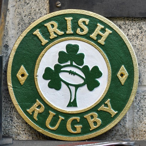 Irish rugby cast iron sport - 'irish,