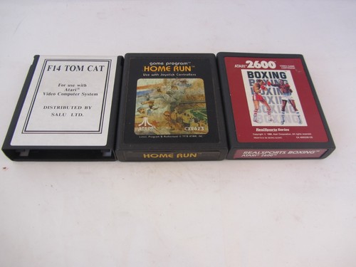 Three atari 2600 games - atari,