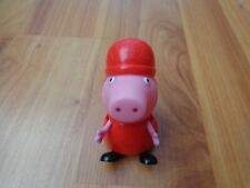 2" PEPPA PIG TV SERIES - PEPPA PIG CYCLIST CYCLING WITH HELMET ACTION FIGURE