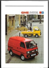 GME Rascal c1988-1989 French Market Brochure Fourgon & Pick-Up Vauxhall Bedford