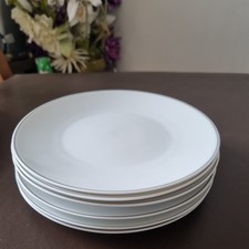 Rosenthal Germany White Circular Side Plate x 6