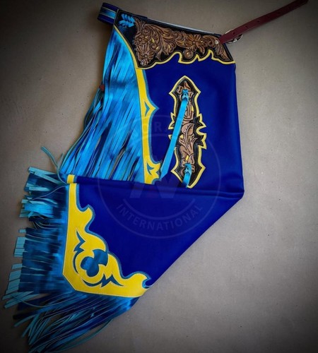 Hand tooled leather rodeo - hand,