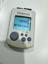 B247 Official Sega Dreamcast White VMU Visual Memory Unit HKT-7000 new batteries