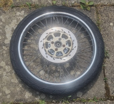 SUZUKI FL 125 FL125 ADDRESS 2007 2010 WHEEL RIM CHROME SILVER 17'' FRONT DISC