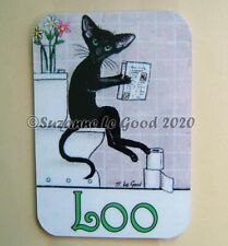 Oriental Cat art painting Loo