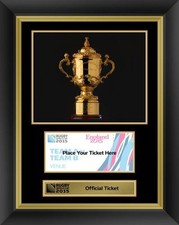 Rugby World Cup 2015 Official Webb Ellis Trophy Display Photo Frame  