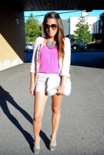 A285 ZARA BLAZER PEACH CORAL