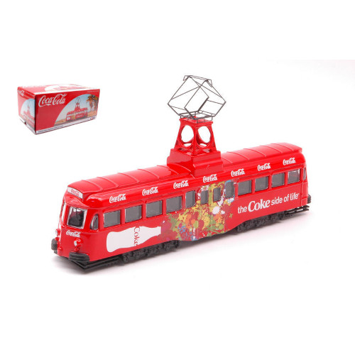 Coca cola single decker tram - coca,