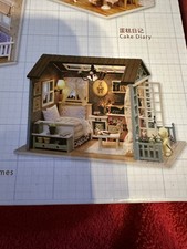 Dolls House kit magical Christmas room ” Craft Kit With Lighting System ￼