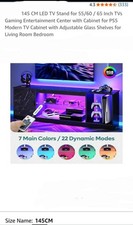 Bestier 145 CM LED TV Stand