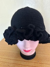 Vintage style black crochet - vintage,