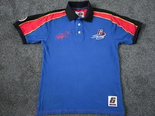 LCR Honda MotoGP Team 2012 14 Stefan Bradl Polo Shirt / Blue Red Black / S Small