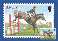 Show Jumping Jersey Stamp