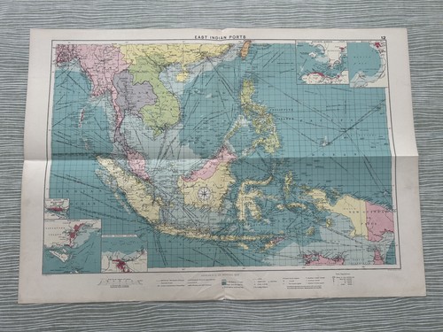 Nautical map 1920s - nautical,