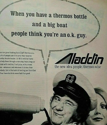 1971 aladdin thermos bottle - 1971,