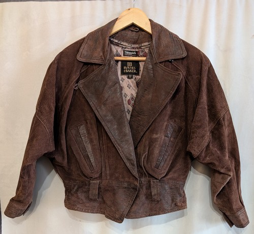 Suede leather cropped - suede,