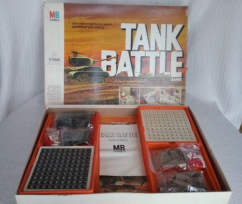 Vintage tank battle board - battle,