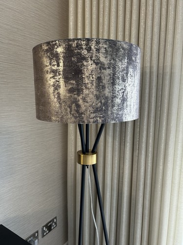 Handmade lampshade black - handmade,