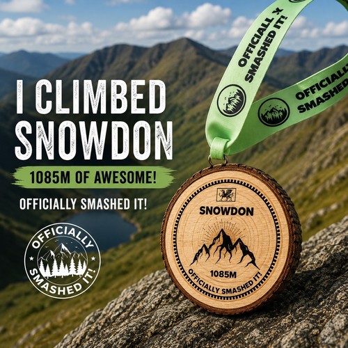 Snowdon medal mount - medal,,