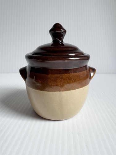 Vintage 1970s salt - vintage, crock