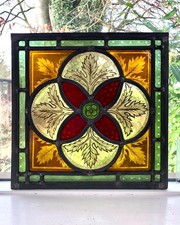 Stained Glass Window Panel