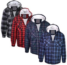 Mens Hooded Sherpa Lined